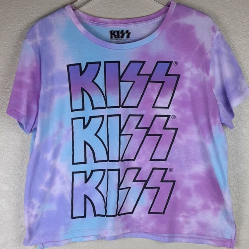 KISS Tie Dye Graphic Short Sleeve Tee